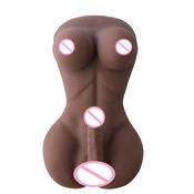 Waterproof Rubber Dildo Husband and Wife Share Masturbator Sex Doll from AUTOMATIC WOMAN